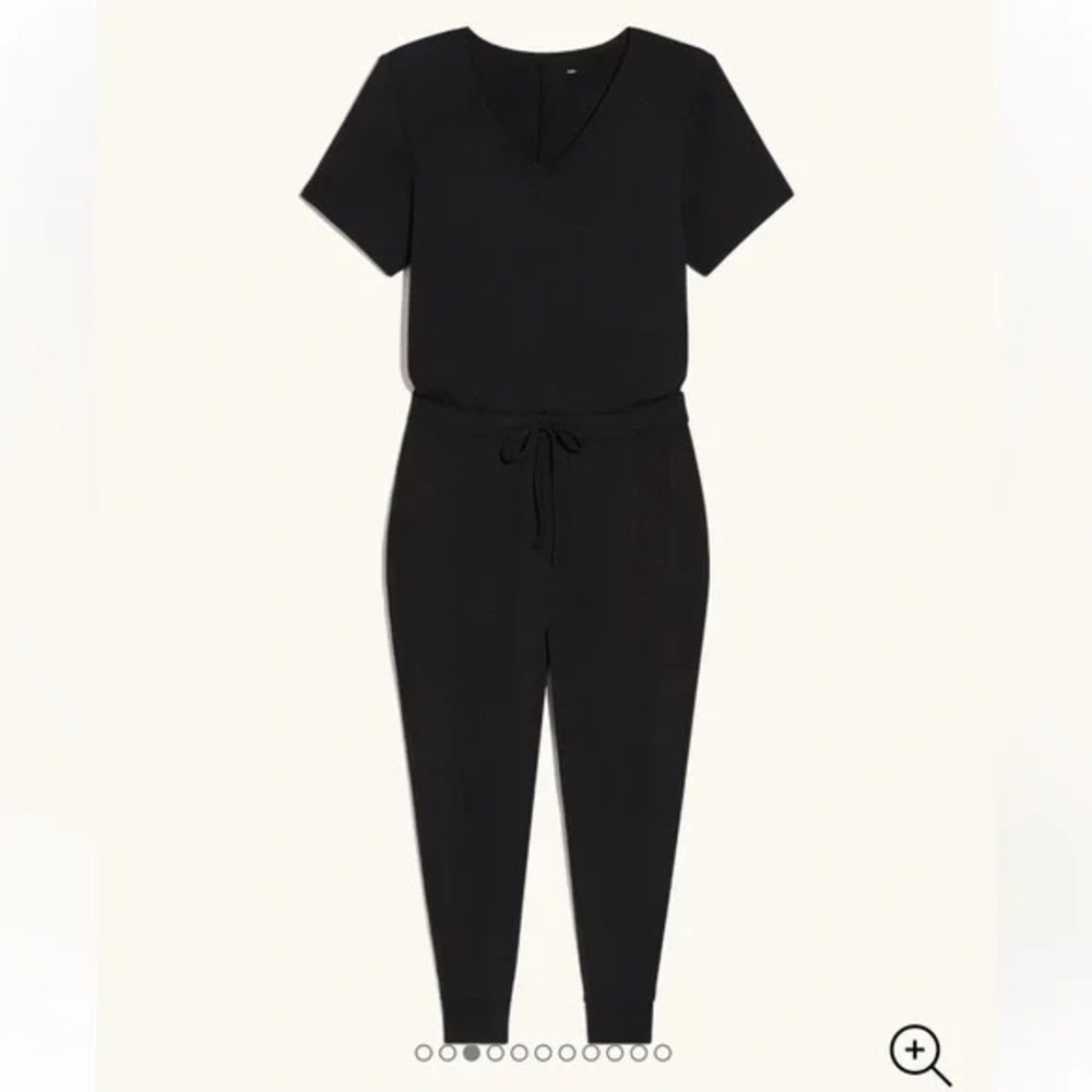 Knix Elegant Black Tie-Waist Jumpsuit